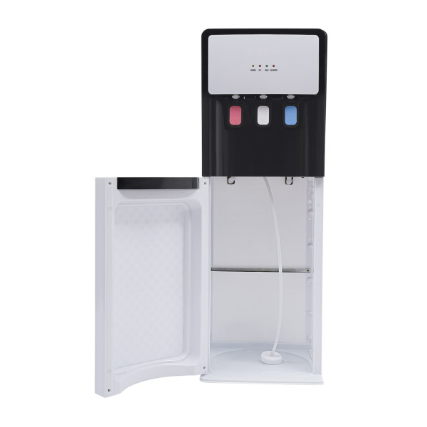 Bottom Loading Water Cooler Dispenser Hot & Cold Standing Water Dispenser Hot and Cold Water Dispenser with Detachable Water Collection Box White