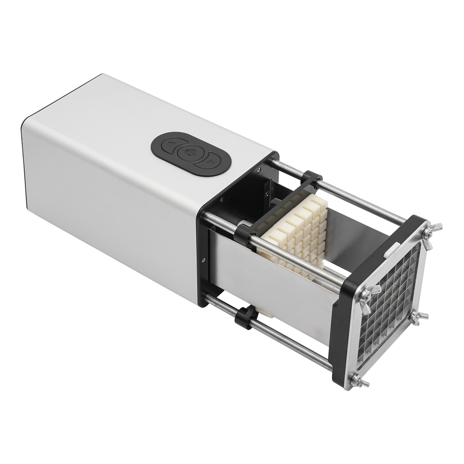 Chip Cutter, Electric Potato Cutter, Electric French Fries Cutter(Silver) Chip Cutter, Electric Potato Cutter, Electric French Fries Cutter(Silver)