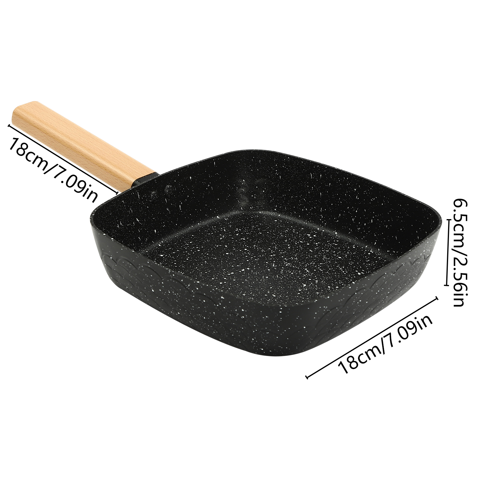 Square Medical Stone Non-Stick Pan, Non-Stick Frying Pan, Mini Medical Stone Non-Stick Pan Square Medical Stone Non-Stick Pan, Non-Stick Frying Pan, Mini Medical Stone Non-Stick Pan