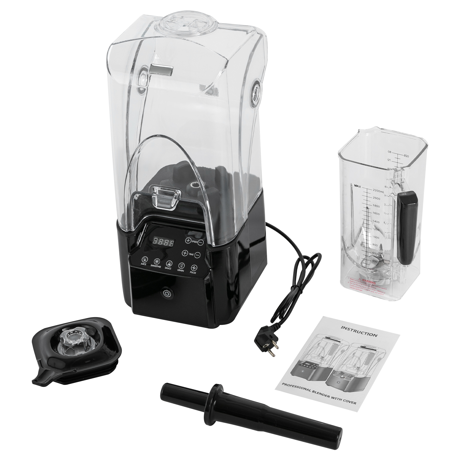 9 Speeds 2200W Blender and Food Processor Smoothie & Food Processing Blender Multifunctional Mixer For Making Juice Soya Milk Milk Tea Coffee 9 Speeds 2200W Blender and Food Processor Smoothie & Food Processing Blender Multifunctional Mixer For Making Juice Soya Milk Milk Tea Coffee