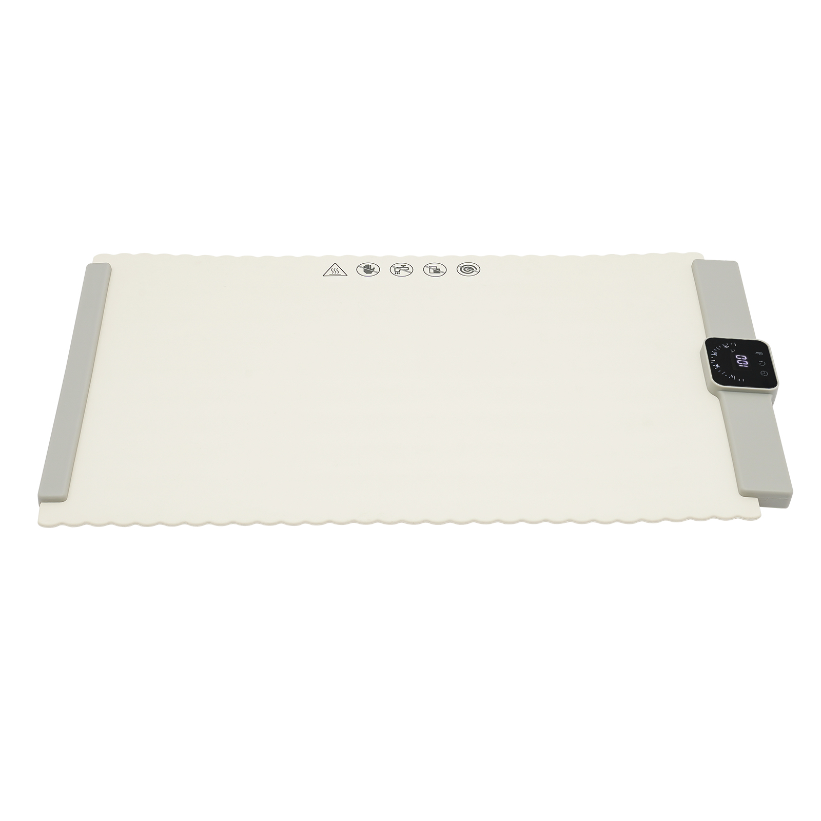 Portable Electric Heating Mat, Electric Heating Pad for Food, Heating Bowl for Food - White Portable Electric Heating Mat, Electric Heating Pad for Food, Heating Bowl for Food - White