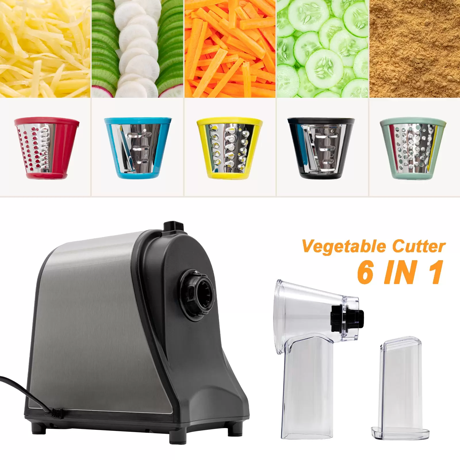 Electric Cheese Grater Professional Electric Shredder Slicer Professional Electric Disc Slicer Electric 19*12.5*20cm Vegetable Cutter Electric Cheese Grater Professional Electric Shredder Slicer Professional Electric Disc Slicer Electric 19*12.5*20cm Vegetable Cutter