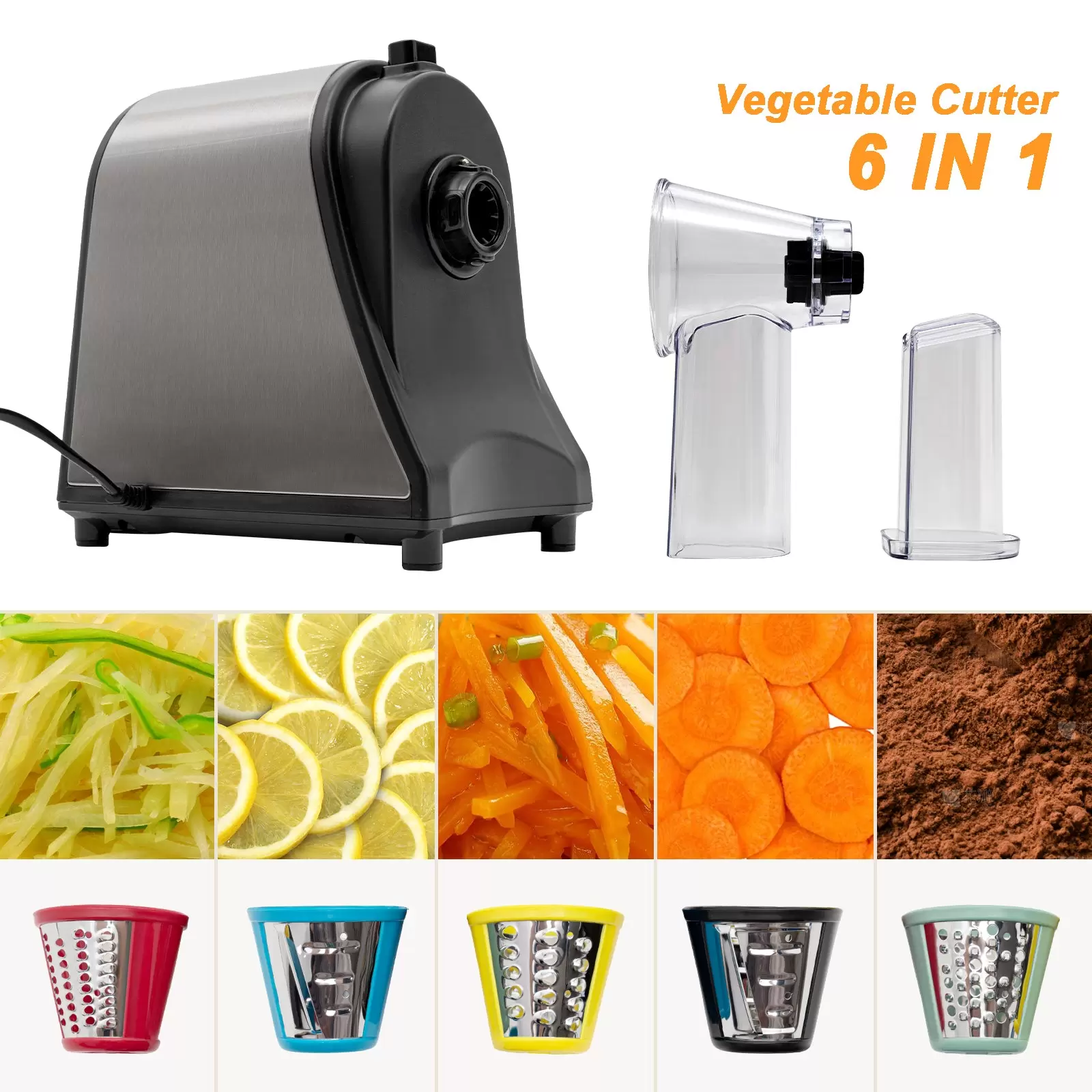 Electric Cheese Grater Professional Electric Shredder Slicer Professional Electric Disc Slicer Electric 19*12.5*20cm Vegetable Cutter Electric Cheese Grater Professional Electric Shredder Slicer Professional Electric Disc Slicer Electric 19*12.5*20cm Vegetable Cutter