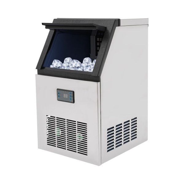 Commercial Ice Machine Commercial Ice Maker Stainless Steel Ice Machine for Coffee Shops Party Meetings Apartments