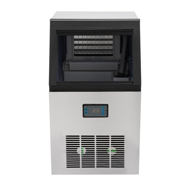 Commercial Ice Machine Commercial Ice Maker Stainless Steel Ice Machine for Coffee Shops Party Meetings Apartments