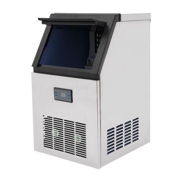 Commercial Ice Machine Commercial Ice Maker Stainless Steel Ice Machine for Coffee Shops Party Meetings Apartments