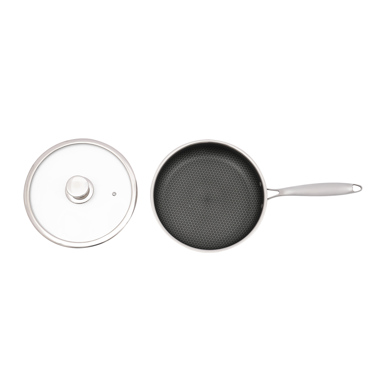 Non-stick pan with lid 28cm