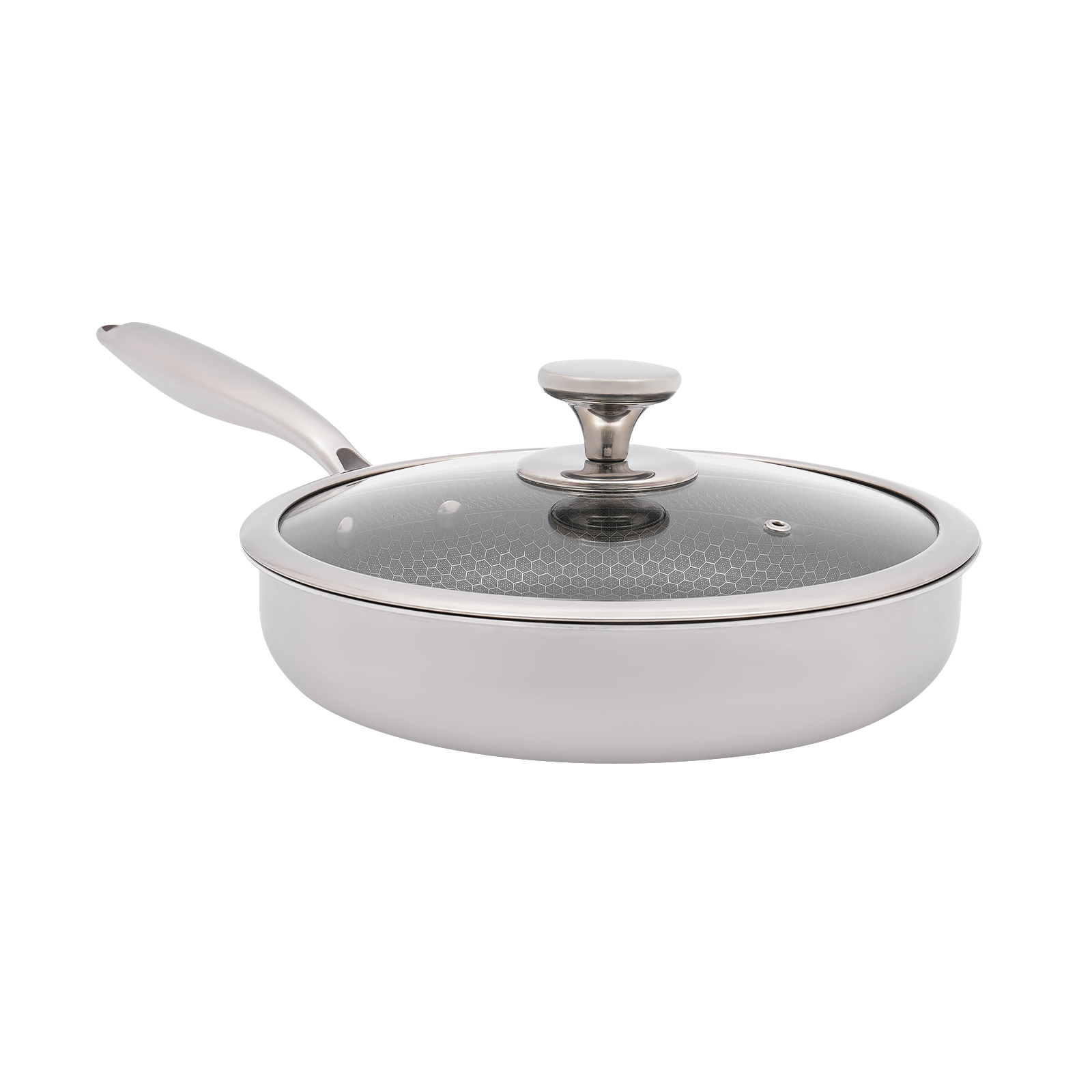 Non-stick pan with lid 28cm
