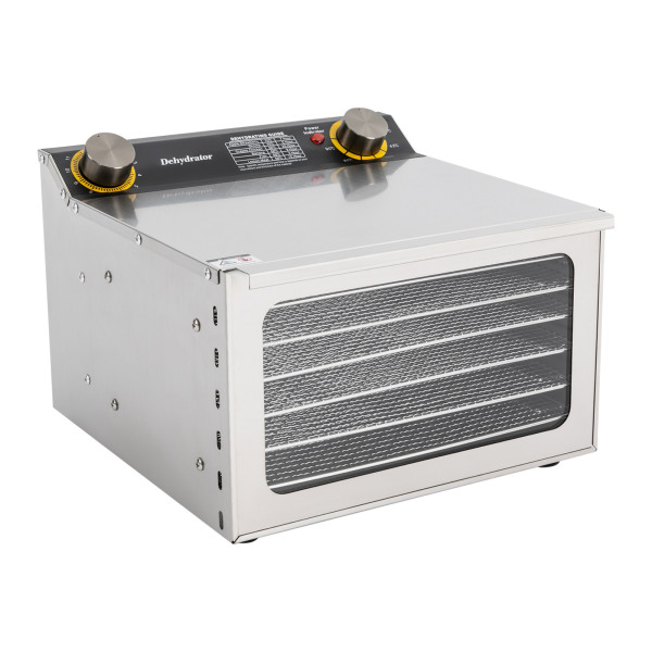 6-tier Food Drying Machine Household Food Dryer Food Dryer with a Temperature and Time Control Knob Clear Glass Door for Fruits Vegetables Herbs