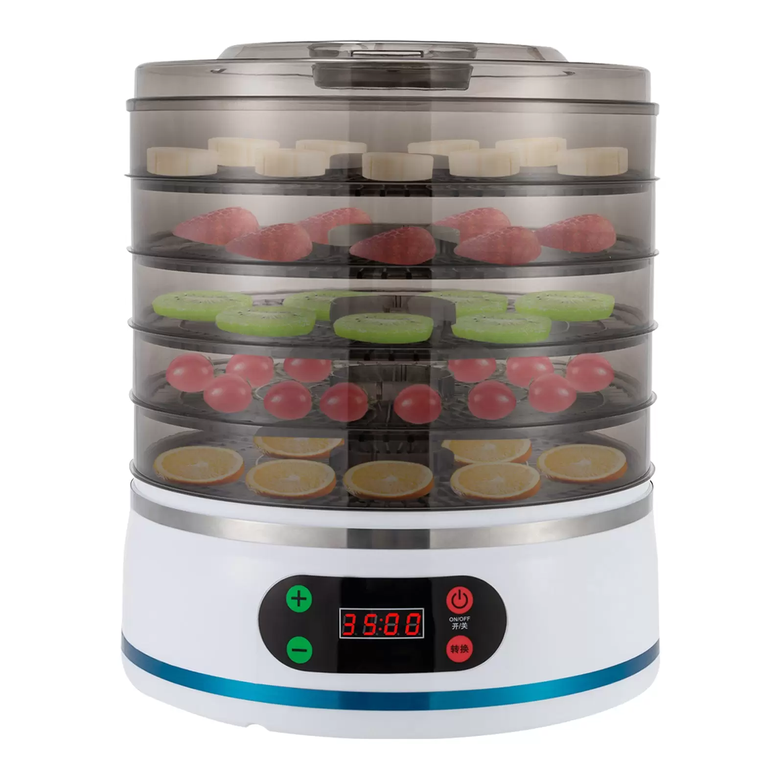 5 Layers Household Fruit and Vegetable Dryer Food Dehydrator Dehydrator for Food and Jerky Fruit Dry Various Fruits Vegetables Meat