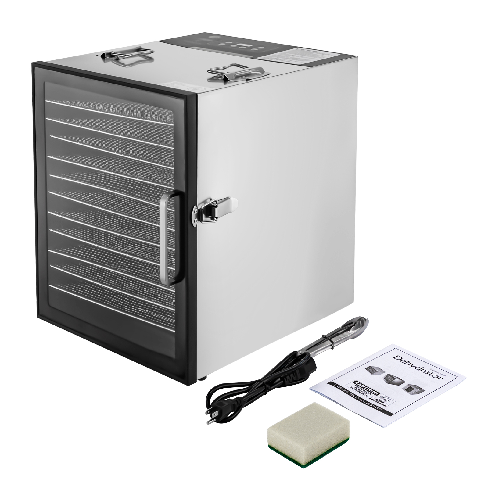 Food Dehydrator 12 Stainless Steel Trays with Adjustable Timer and Temperature Control Meat with Adjustable Timer and Temperature Control Food Dehydrator 12 Stainless Steel Trays with Adjustable Timer and Temperature Control Meat with Adjustable Timer and Temperature Control