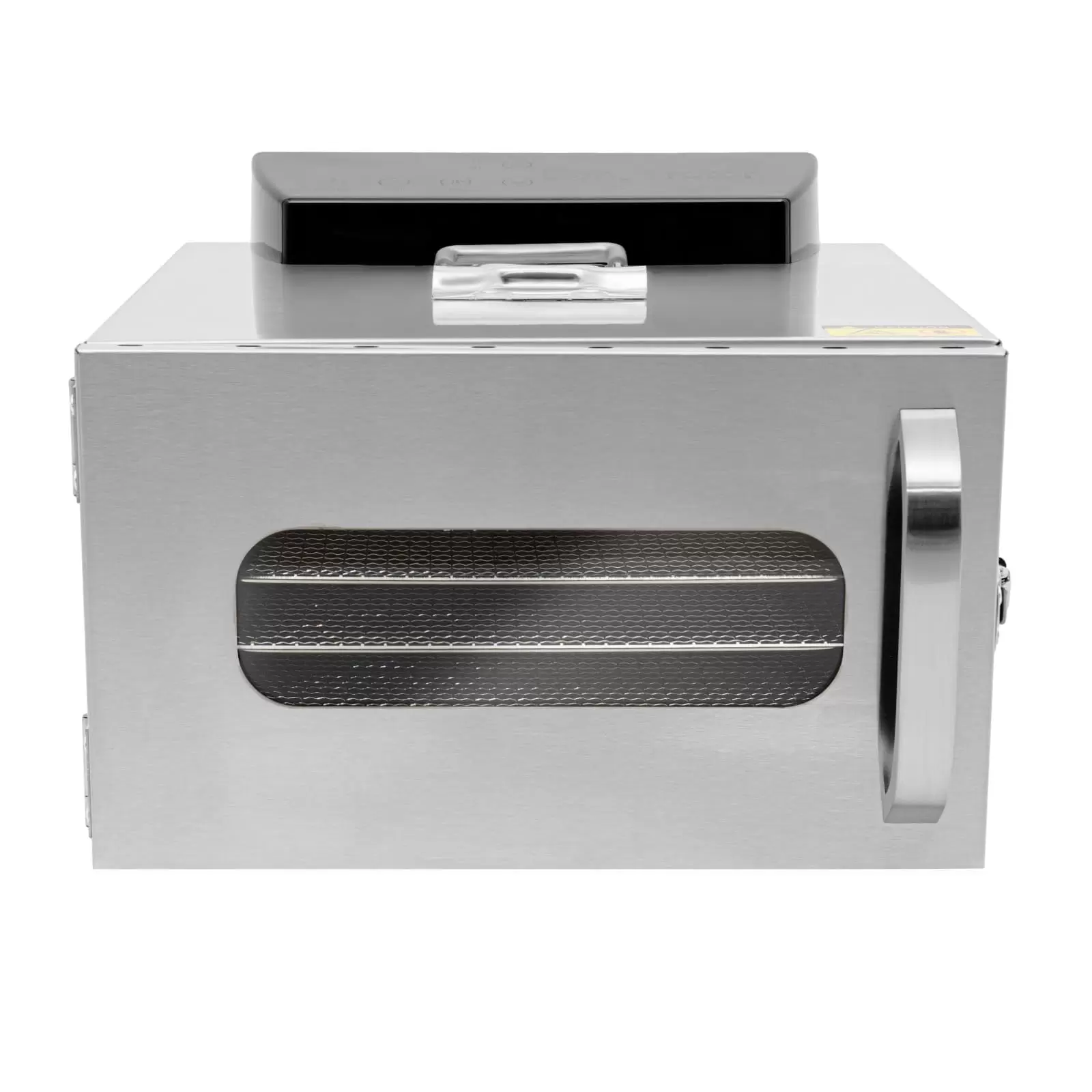 Dehydrator Stainless Steel Dehydrator Temperature Regulator from 30 to 90°C, Timer Function of 24 Hours Drying Time 6 Levels for Fruit Meat Fruit Dryer Vegetable Herbs