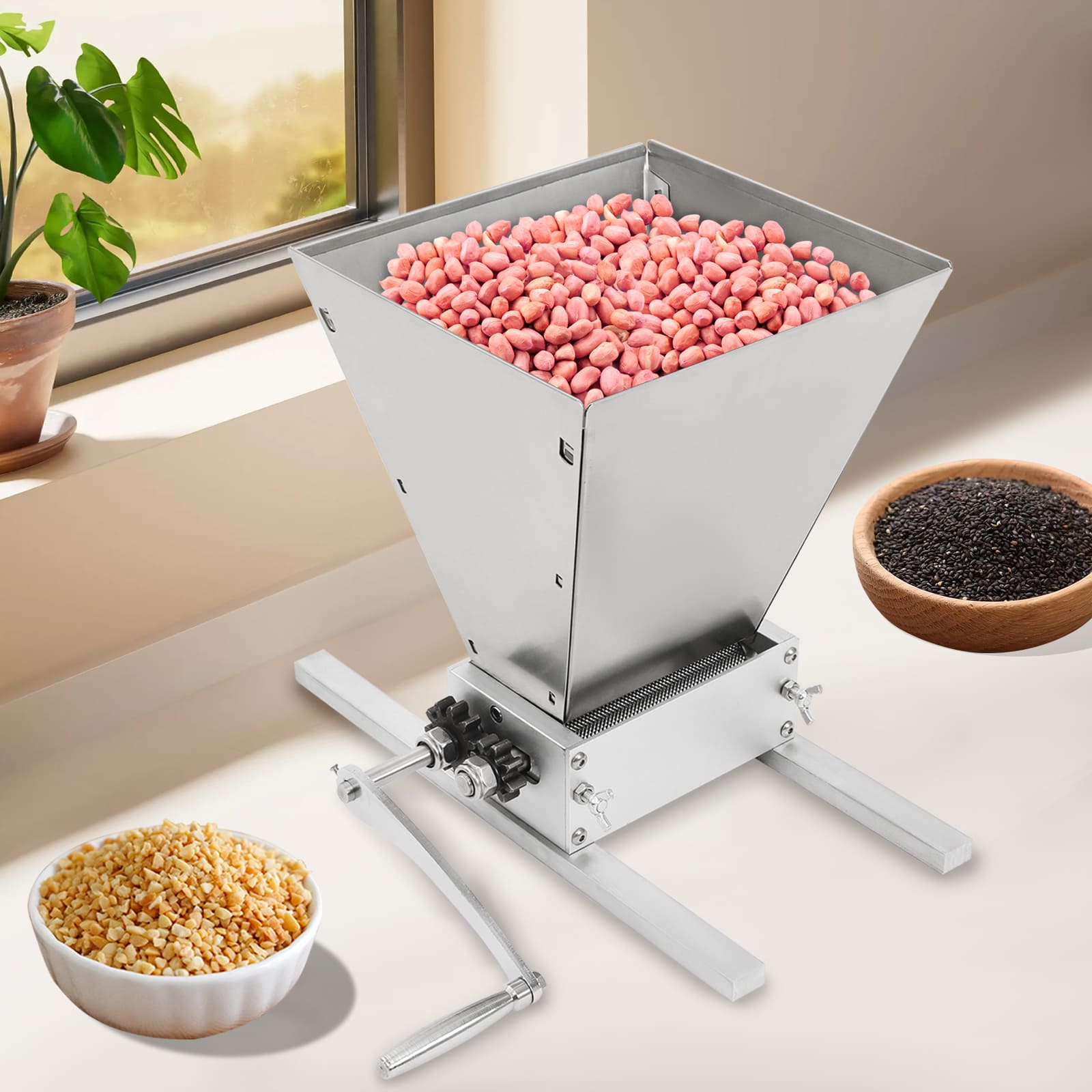 Malt Mill, Manual Grain Crusher, Household Mill for Corn Malt Mill, Manual Grain Crusher, Household Mill for Corn