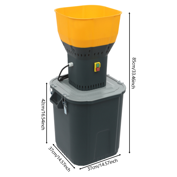 45L Electric Grain Mill, Electric Agricultural Feed Grain Mill for all Kinds of Dried/Dehydrated Grains, Spices, Seasonings, Rice