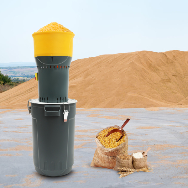 25L Electric Grain Mill Agricultural Corn Mill Corn Grain Machine Flour Mill 5 Sieves + 1 Wrench For Grinding Dry Corn Kernels Wheat Rice Sorghum