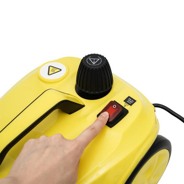 Steam Cleaner Multipurpose Steam Cleaner High-Pressure Steam Cleaner Handheld Portable Steam Cleaners 14.56*10.43*9.45in Yellow