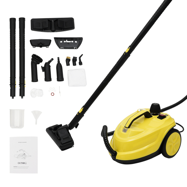 Steam Cleaner Multipurpose Steam Cleaner High-Pressure Steam Cleaner Handheld Portable Steam Cleaners 14.56*10.43*9.45in Yellow Steam Cleaner Multipurpose Steam Cleaner High-Pressure Steam Cleaner Handheld Portable Steam Cleaners 14.56*10.43*9.45in Yellow