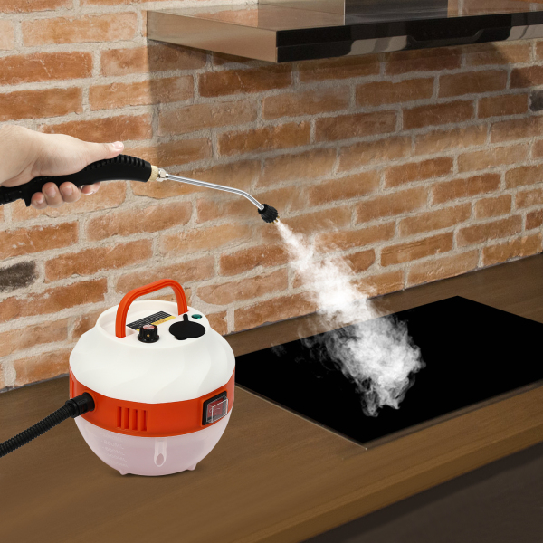 Portable Steam Cleaner Portable Steam Cleaner High Temperature Steam Cleaner High-quality 1600W Steam Cleaner For Tap Water Soft Water White