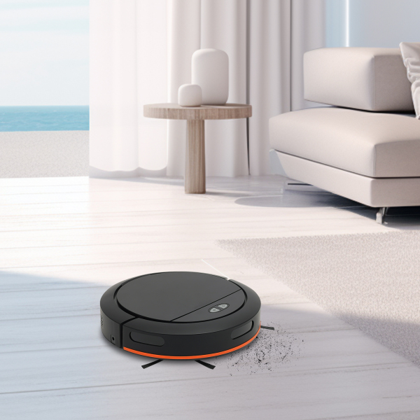 Sweep and Drag 3 in 1 Intelligent Sweeping Robot 2.7 KPA Suction European Standard for Homes Offices Libraries Barbershops Pet Stores Black