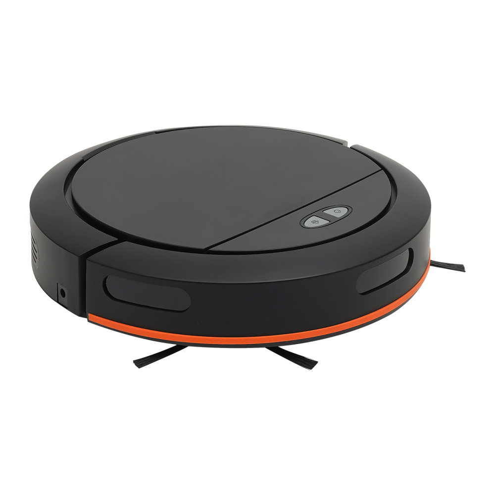 Sweep and Drag 3 in 1 Intelligent Sweeping Robot 2.7 KPA Suction European Standard for Homes Offices Libraries Barbershops Pet Stores Black