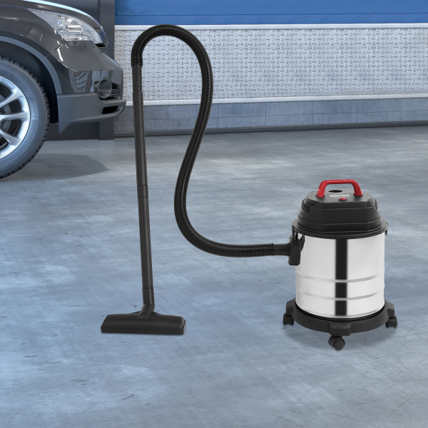 1500w 20L Stainless Steel Wet-dry Vacuum, Stainless Steel Shop Vacuum, Wet and Dry Vacuum