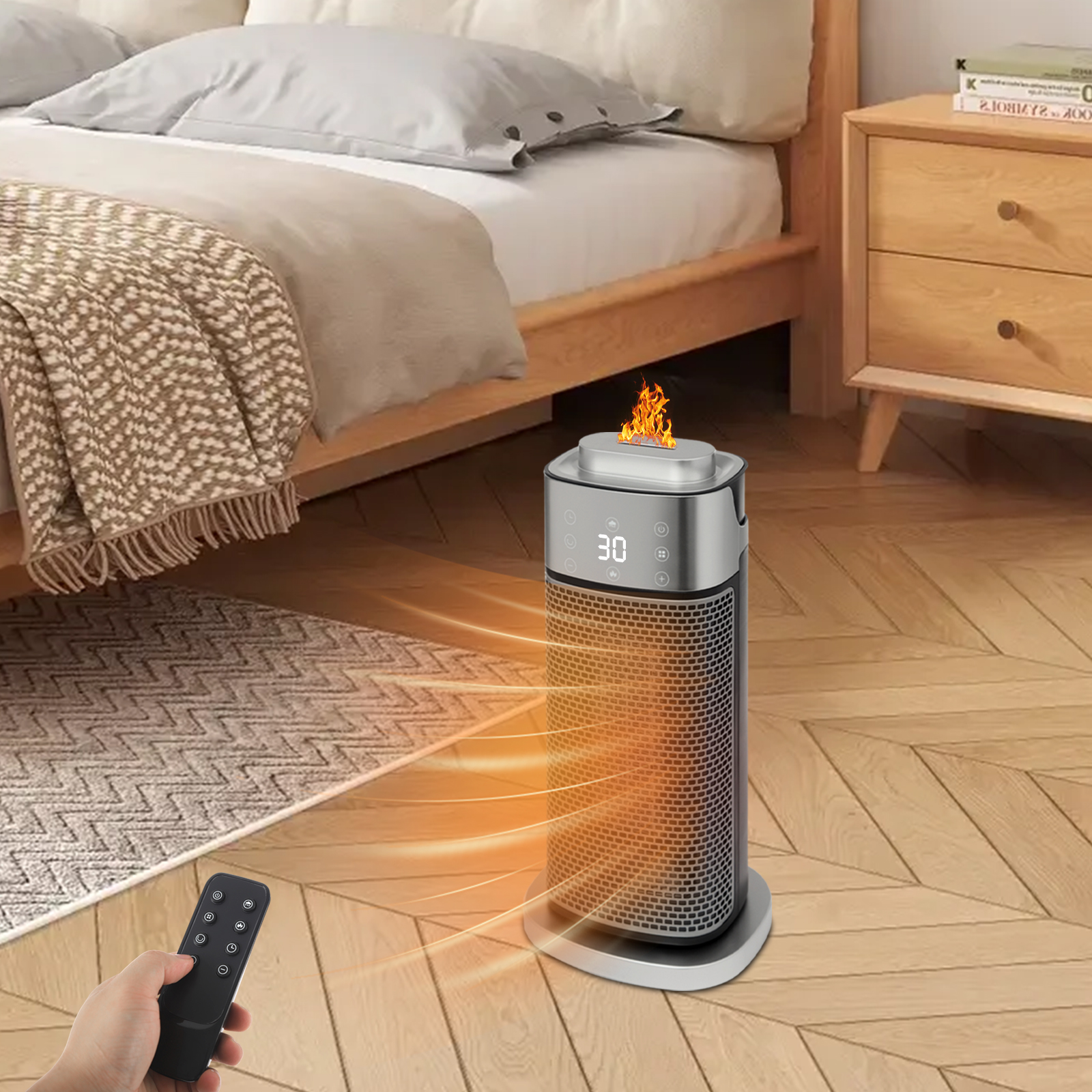 Portable Electric Heaters, Electric Heaters with Timer, Indoor Heater with Air Humidification Portable Electric Heaters, Electric Heaters with Timer, Indoor Heater with Air Humidification