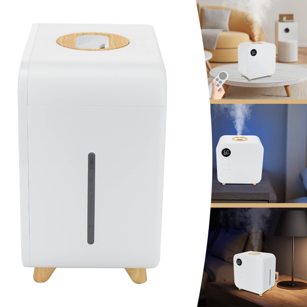 Humidifier High Performance Humidifier Intelligent Humidifier Suitable As A Humidifier In Homes Offices Yoga Gyms Bedrooms White