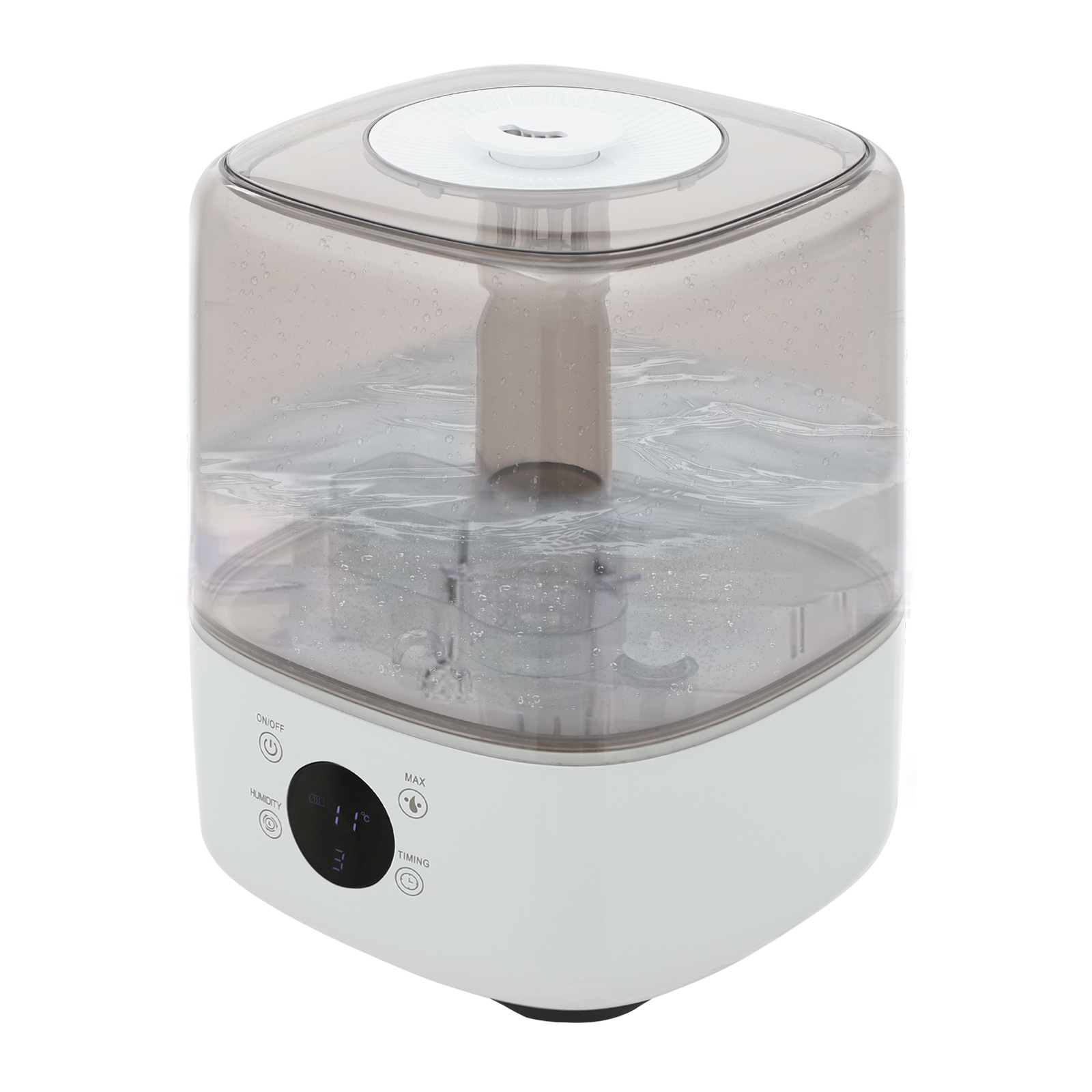 Humidifier, Top-Fill Humidifier, Smart Humidifier for Bedrooms, Kid's Rooms, Yoga Rooms - White