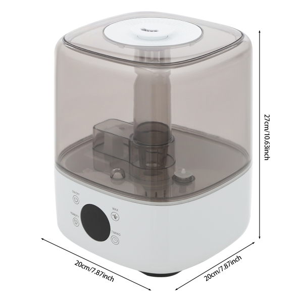 Humidifier, Top-Fill Humidifier, Smart Humidifier for Bedrooms, Kid's Rooms, Yoga Rooms - White