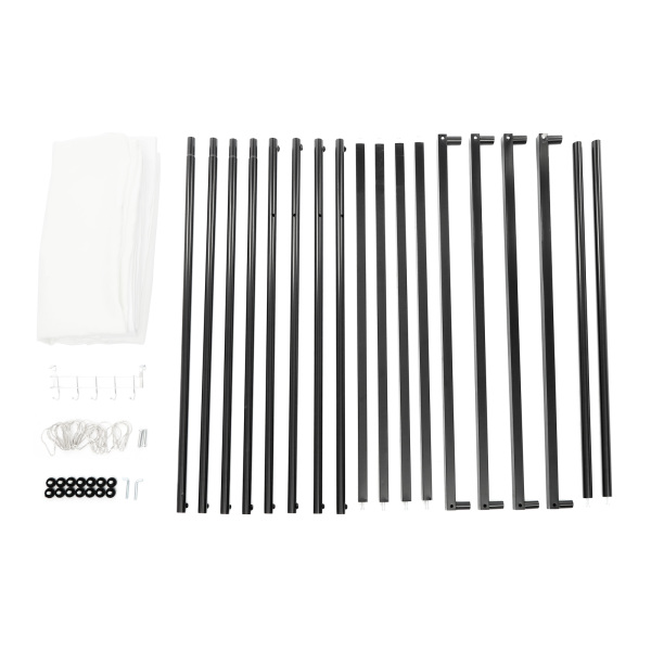 100x100x200cm Portable Clothing Store Fitting Room, Clothing Store Fitting Room, Dressing Room Fitting Room - White