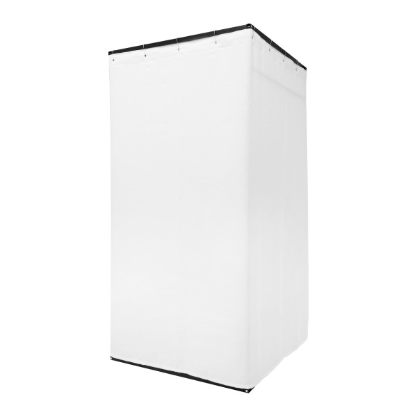 100x100x200cm Portable Clothing Store Fitting Room, Clothing Store Fitting Room, Dressing Room Fitting Room - White