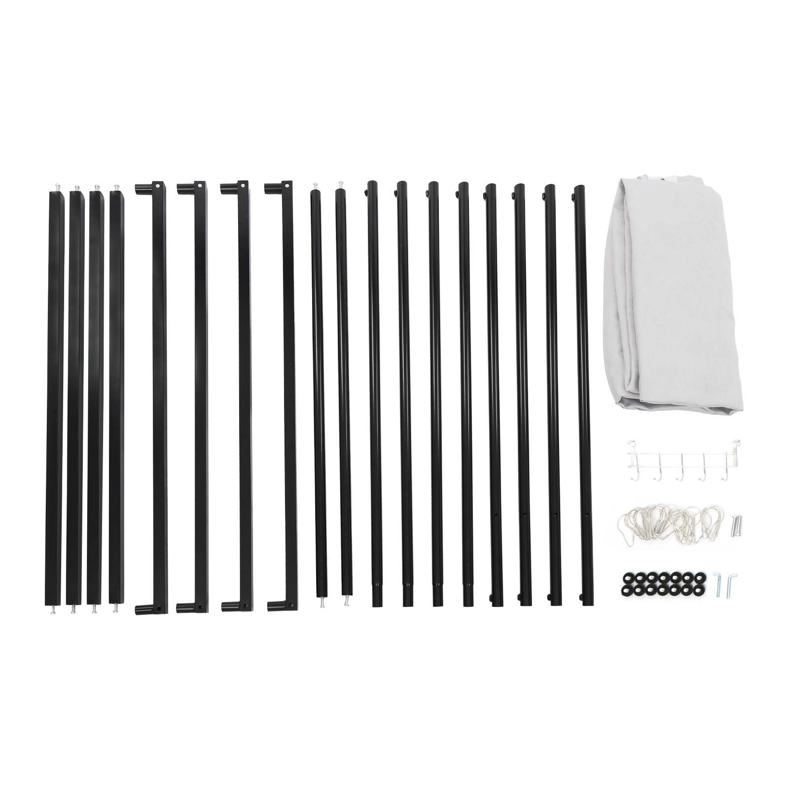 100x100x200cm Portable Clothing Store Fitting Room, Clothing Store Fitting Room, Dressing Room Fitting Room - Grey 100x100x200cm Portable Clothing Store Fitting Room, Clothing Store Fitting Room, Dressing Room Fitting Room - Grey