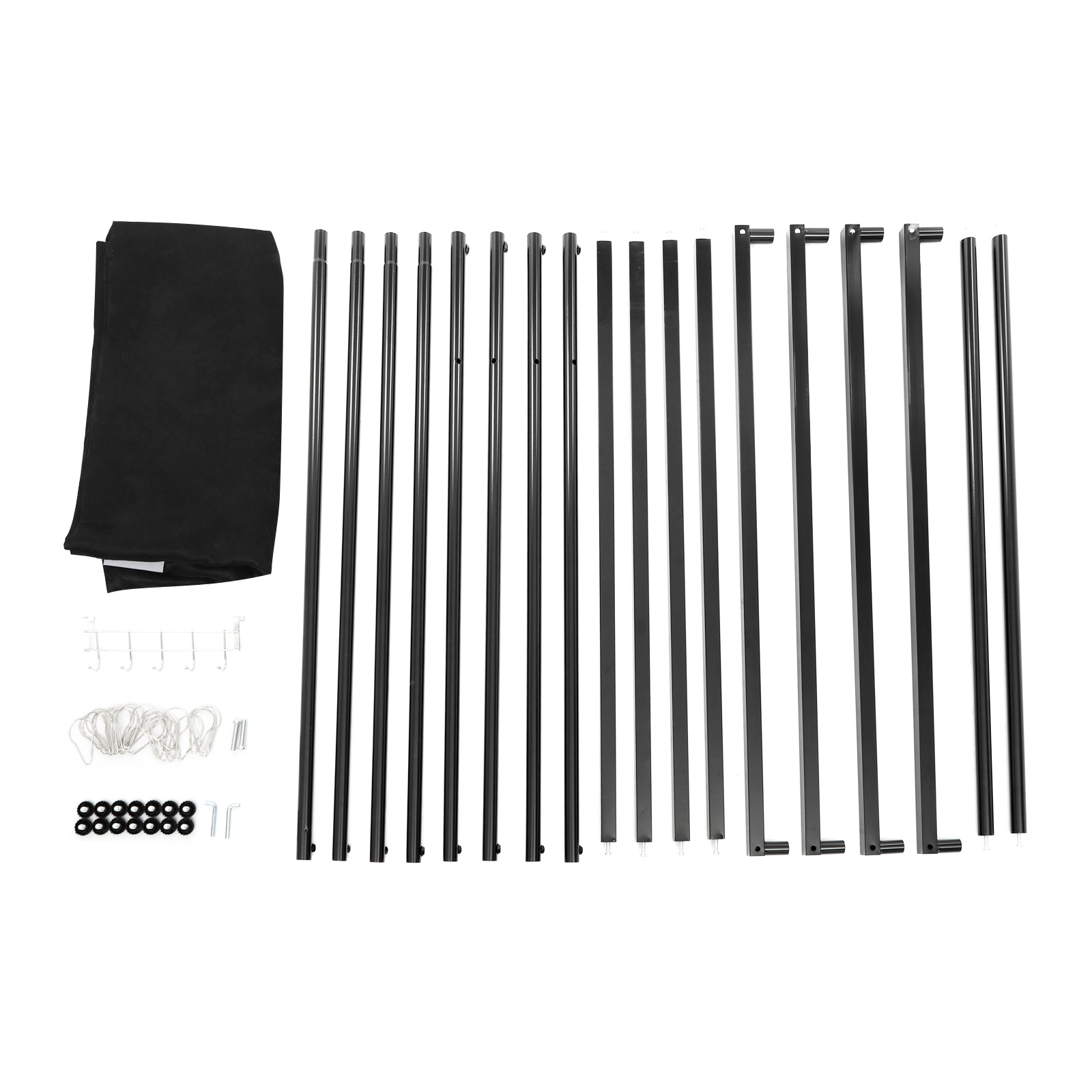 100x100x200cm Portable Clothing Store Fitting Room, Clothing Store Fitting Room, Dressing Room Fitting Room - Black 100x100x200cm Portable Clothing Store Fitting Room, Clothing Store Fitting Room, Dressing Room Fitting Room - Black