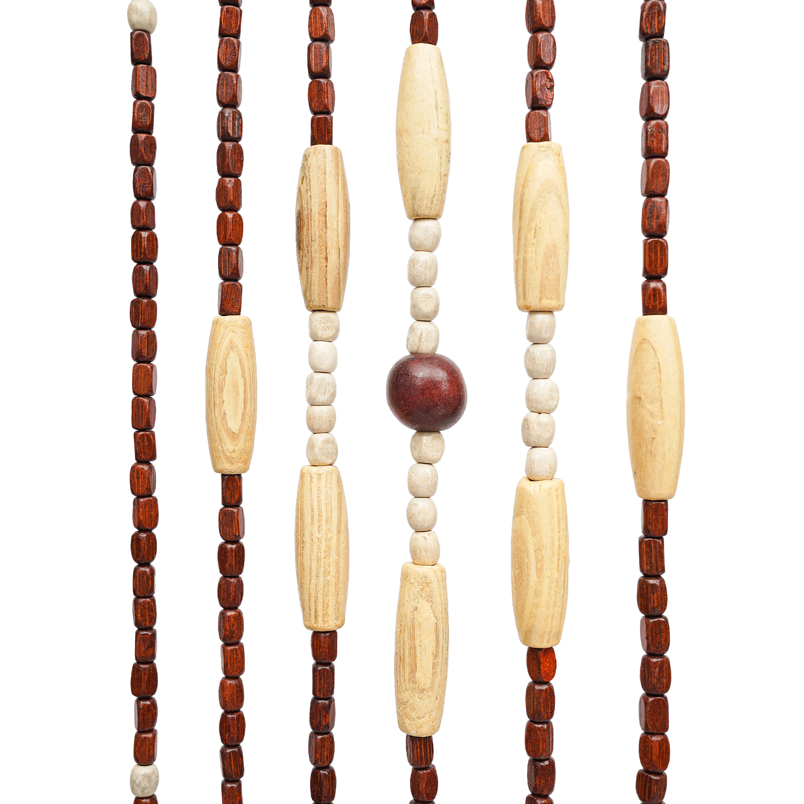 35.43*68.9inch Natural Wooden Door Beaded Curtain, Doorway Beads, Front Door Decor Curtains, Beige Brown Door Curtain Beads 35.43*68.9inch Natural Wooden Door Beaded Curtain, Doorway Beads, Front Door Decor Curtains, Beige Brown Door Curtain Beads