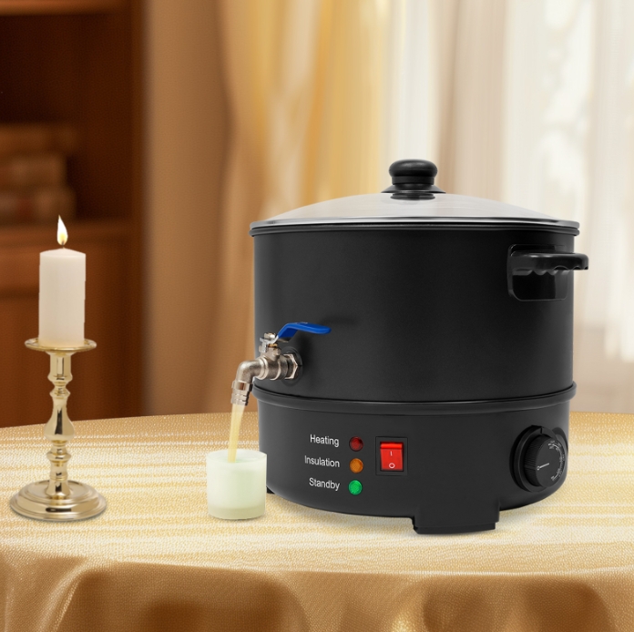 E wax melting pot 8L, large capacity stainless steel wax melting machine