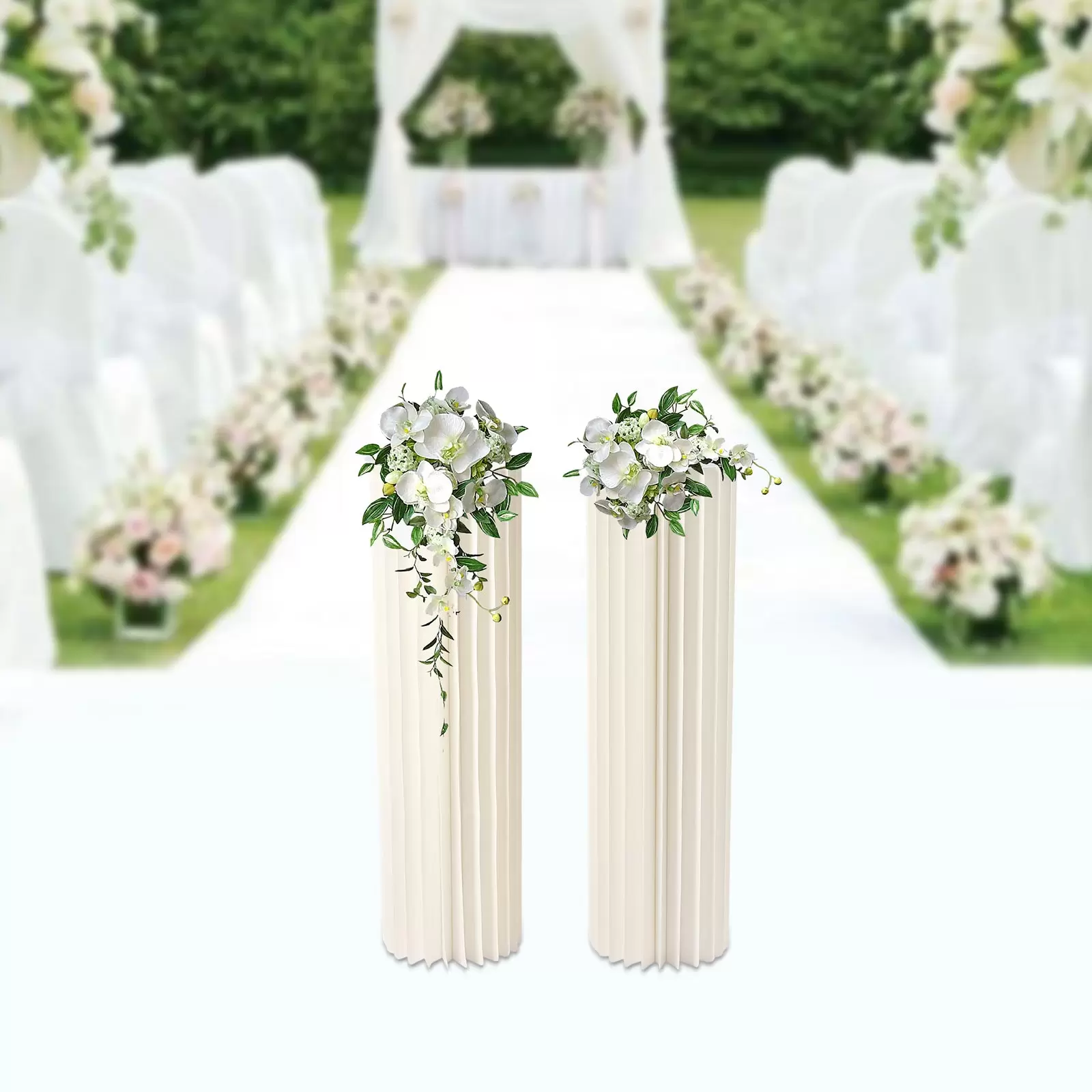 Wedding Centerpieces Cardboard Vases - 2 Pcs 39.4in Tall Flower Vase Flowers Stand for Party Tables Decorations Wedding Centerpieces Cardboard Vases - 2 Pcs 39.4in Tall Flower Vase Flowers Stand for Party Tables Decorations