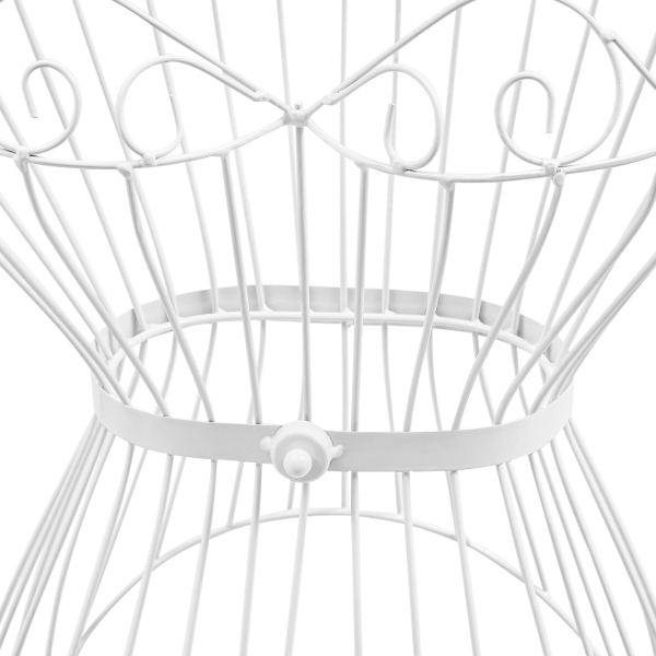 Model Display Stand, Mannequin Dress Form Display Stand, Female Dress Form Stand for Sewing Display - White Model Display Stand, Mannequin Dress Form Display Stand, Female Dress Form Stand for Sewing Display - White