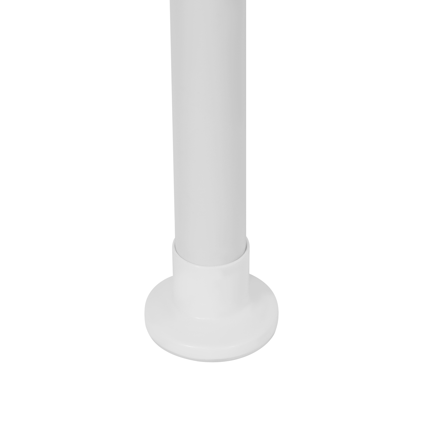 Double Curtain Divider Stand, Expandable Curtain Rod Room Divider, Vertical Curtain Stand - White Pole Double Curtain Divider Stand, Expandable Curtain Rod Room Divider, Vertical Curtain Stand - White Pole