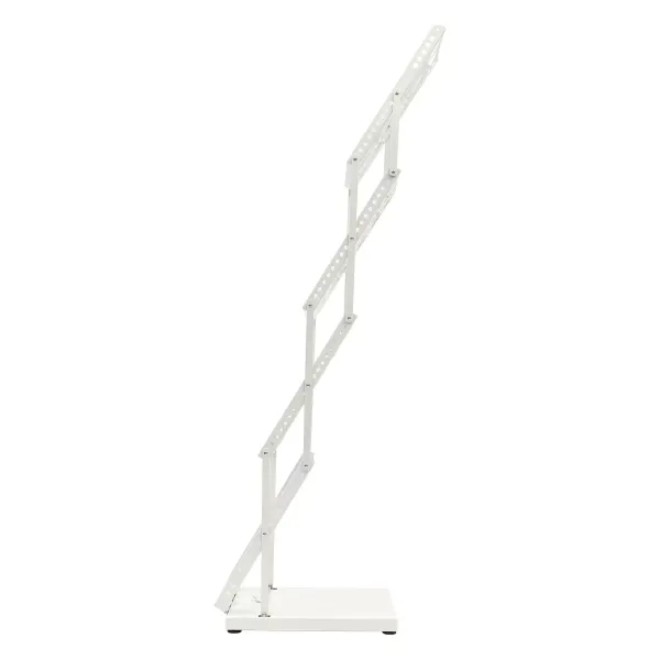 Foldable display & magazine rack with 4 pockets - for exhibitions and trade fairs, Portable A4 brochure holder