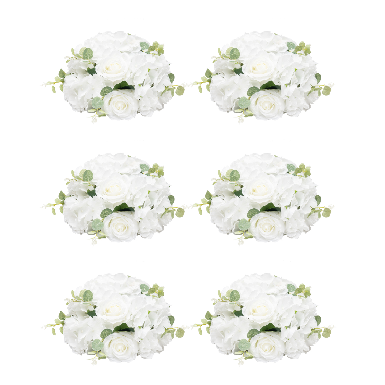34x19cm 6PCS Artificial Flower Balls, Artificial Flower Balls, Flower Balls for Centerpieces 34x19cm 6PCS Artificial Flower Balls, Artificial Flower Balls, Flower Balls for Centerpieces