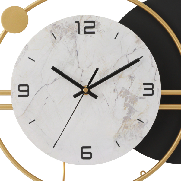 50x90cm Decorative Wall Clock, Modern Silent Wall Clock, Large Wall Clock for Living Room