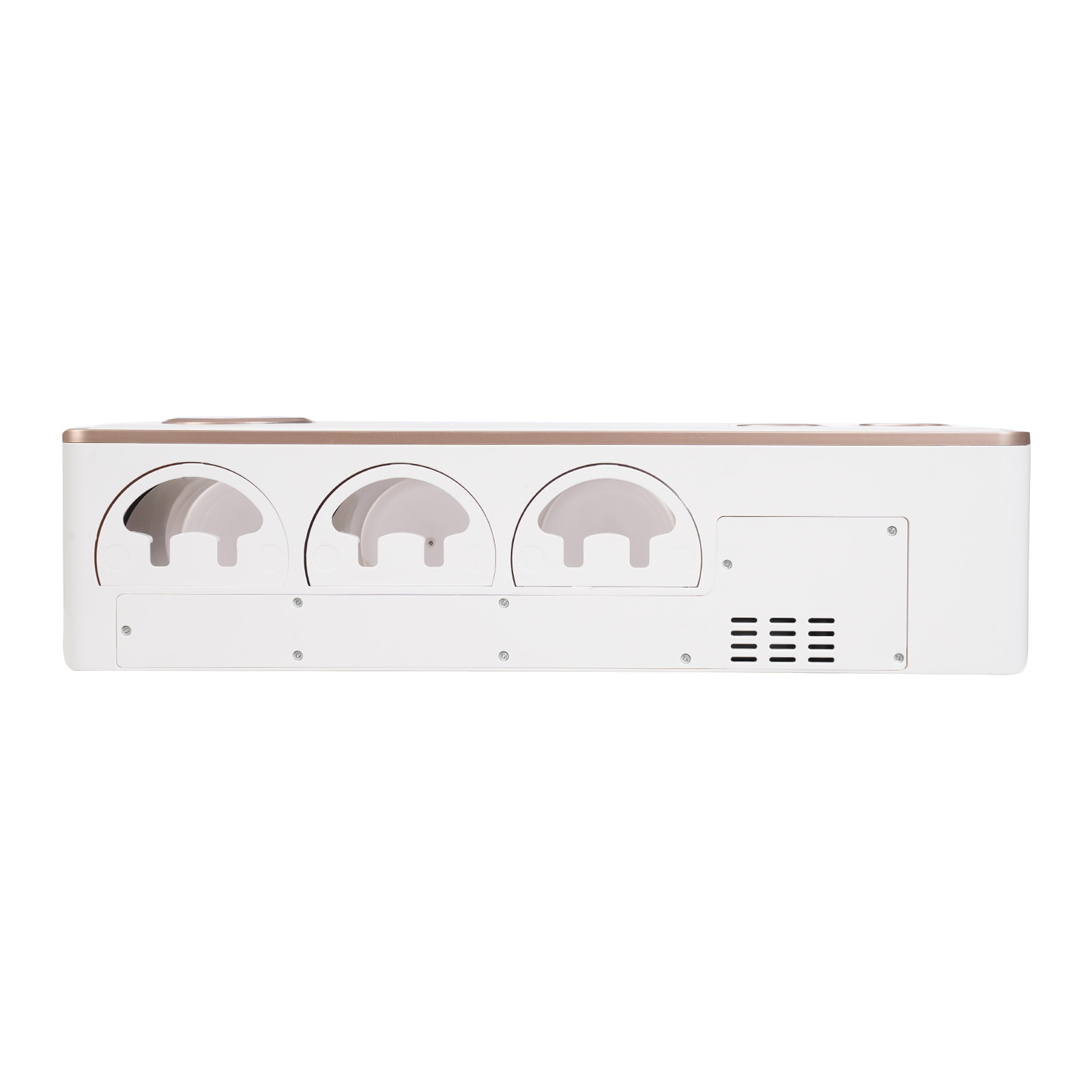 UV Toothbrush Holder, Automatic Toothpaste Dispenser for Wall Mounted Bathroom, 36.8*9.3*10cm, White UV Toothbrush Holder, Automatic Toothpaste Dispenser for Wall Mounted Bathroom, 36.8*9.3*10cm, White