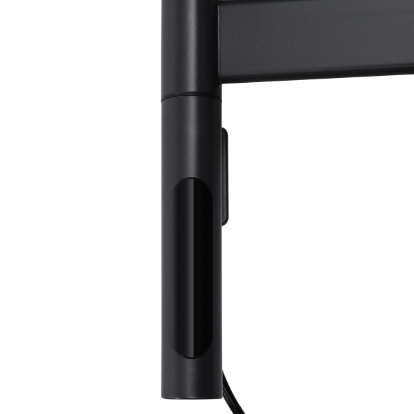 CNCEST Rotating Towel Rail Electric Towel Warmer Electric Towel Dryer with 180° Rotation Black CNCEST Rotating Towel Rail Electric Towel Warmer Electric Towel Dryer with 180° Rotation Black