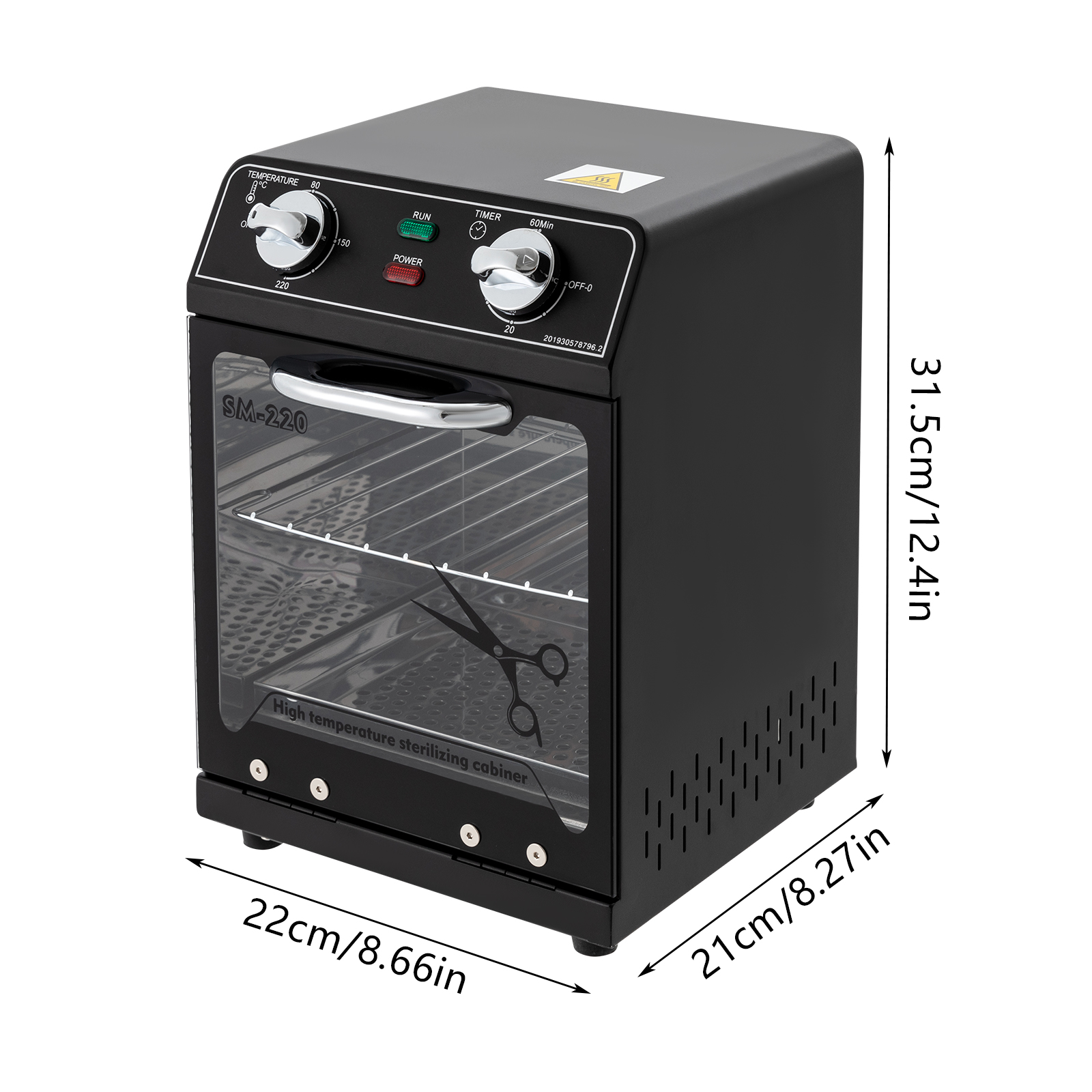 8L High Temperature Sterilizer 600W Hot Air Sterilizer Disinfection Cabinet For Disinfecting Towels Nail Tools Metal Utensils Black 8L High Temperature Sterilizer 600W Hot Air Sterilizer Disinfection Cabinet For Disinfecting Towels Nail Tools Metal Utensils Black