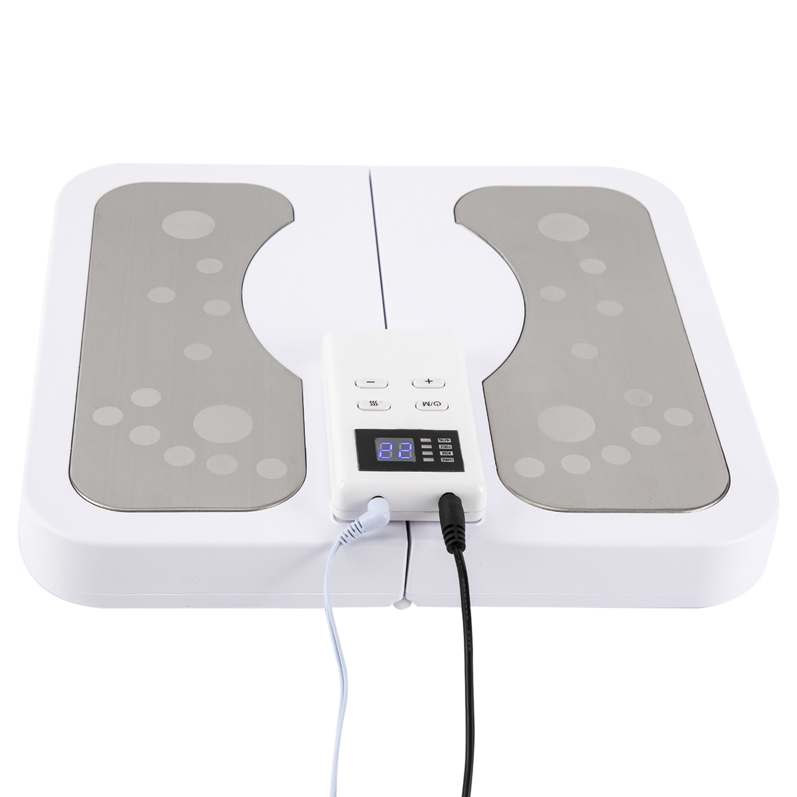 Foot massager, Blood circulation stimulator for legs, calves and feet, Massage modes: 6, White Foot massager, Blood circulation stimulator for legs, calves and feet, Massage modes: 6, White