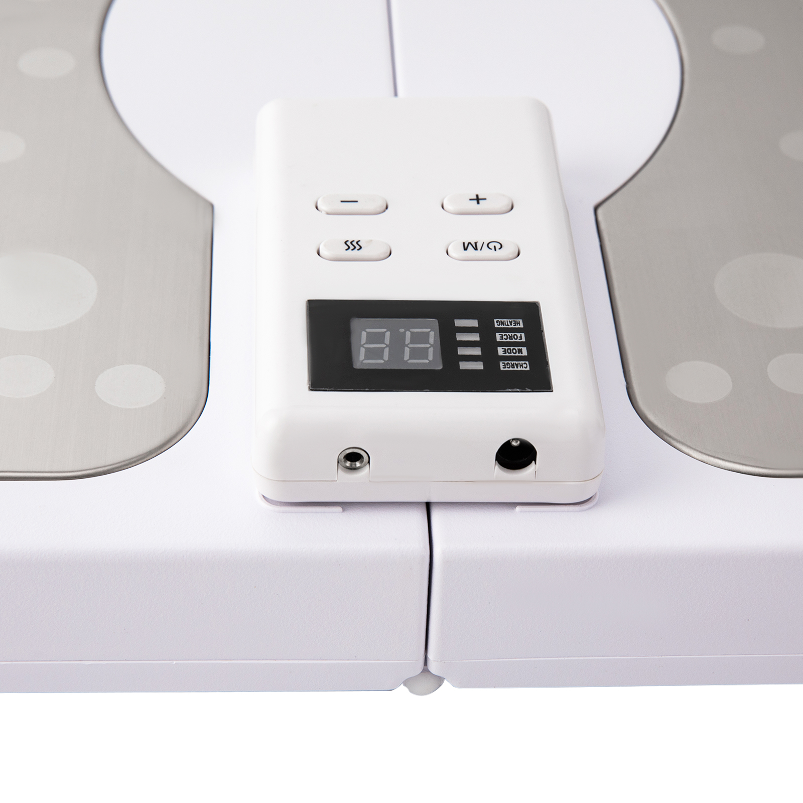 Foot massager, Blood circulation stimulator for legs, calves and feet, Massage modes: 6, White Foot massager, Blood circulation stimulator for legs, calves and feet, Massage modes: 6, White