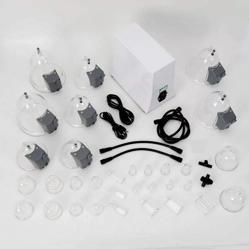 220V Anti-Cellulite Massager Skin Tightening Body and Chest Fat Reduction Vacuum Therapeutic Machine for Face Neck Back Arms
