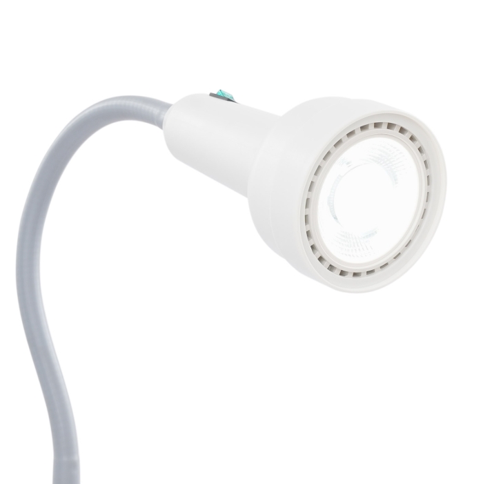 Four-legged mobile lighting cold light, adjustable height, LED inspection light-White Four-legged mobile lighting cold light, adjustable height, LED inspection light-White