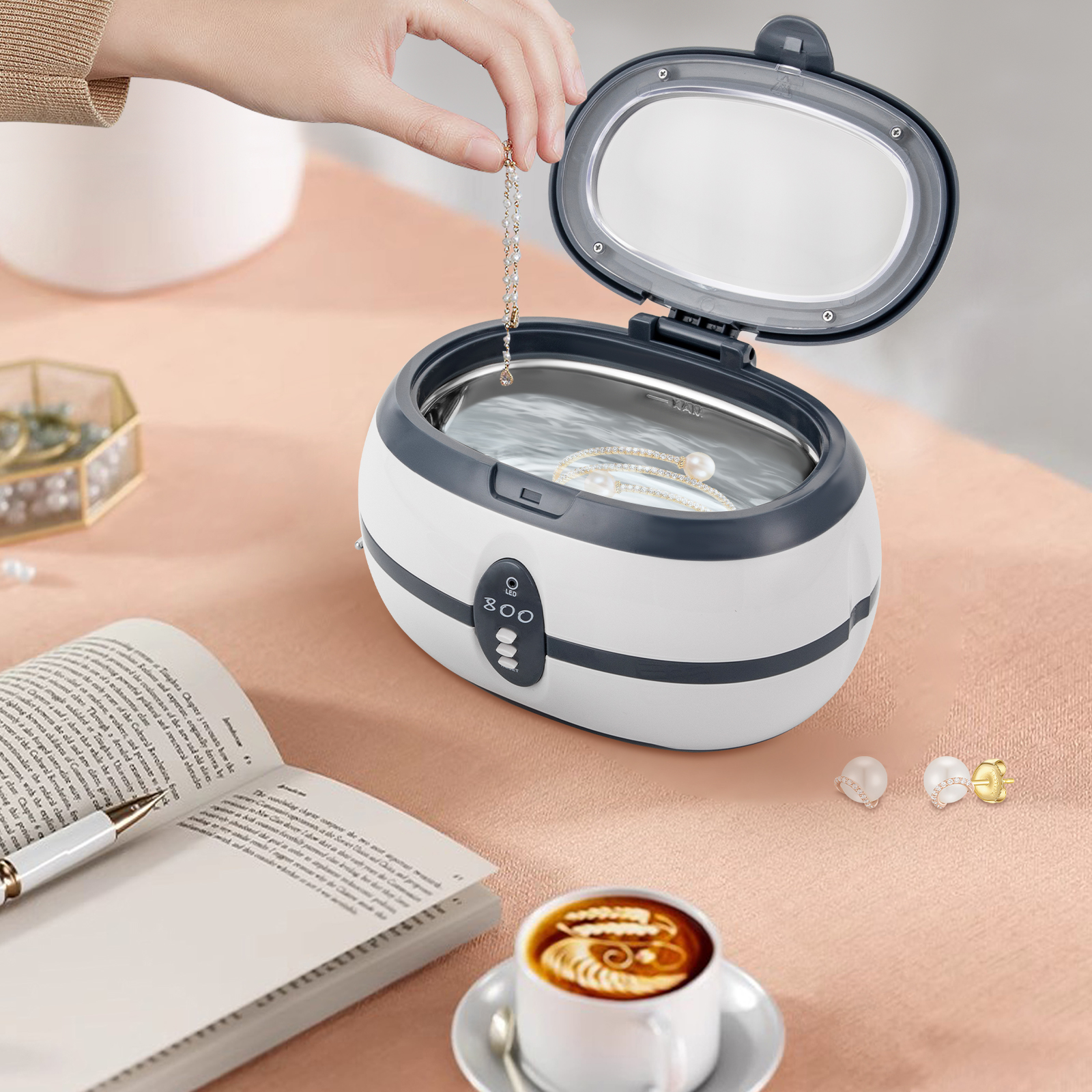 600ML Ultrasonic Cleaner 40kHz Washing Machine for Jewelry Glasses Dental Instrument Waterproof Laboratory Equipment 600ML Ultrasonic Cleaner 40kHz Washing Machine for Jewelry Glasses Dental Instrument Waterproof Laboratory Equipment