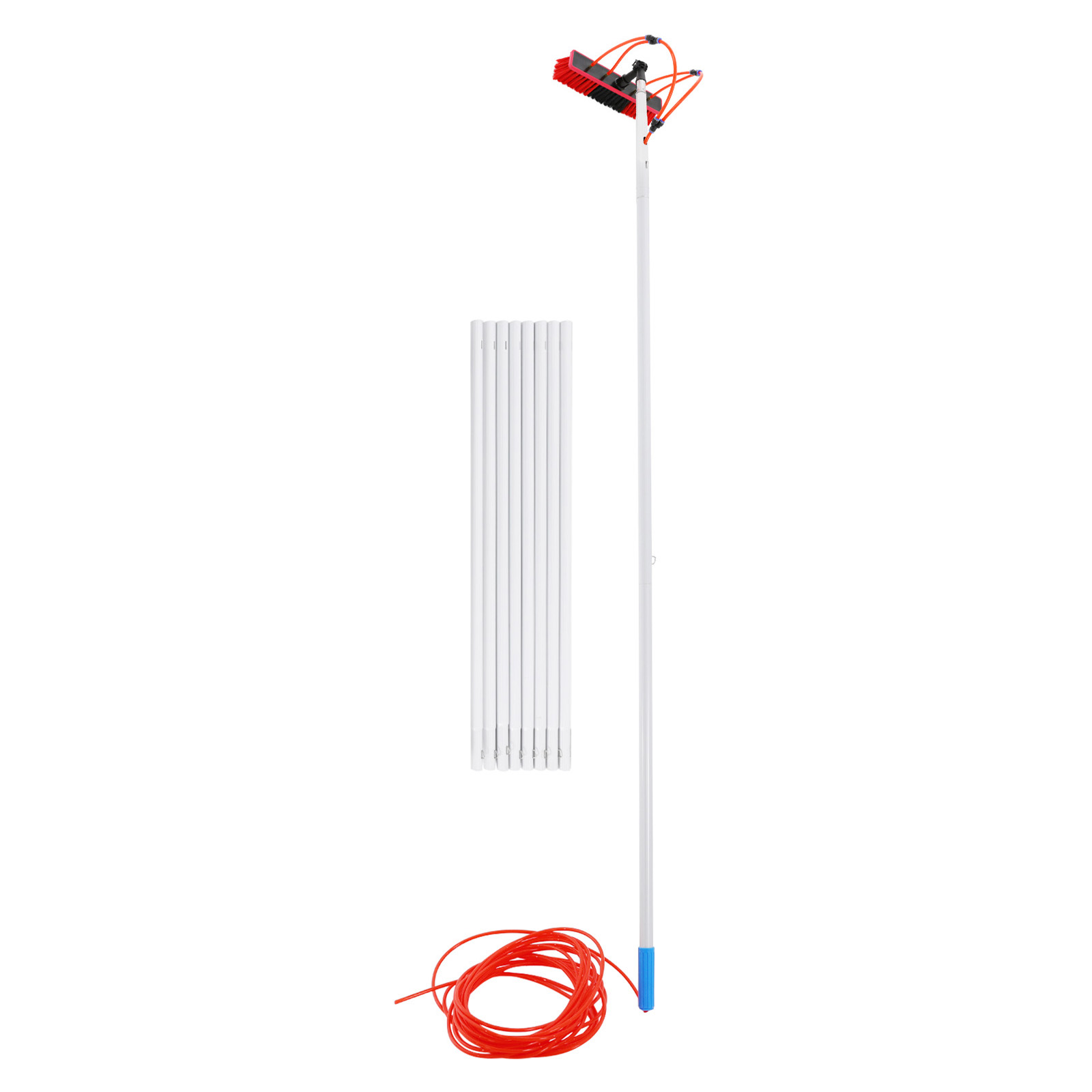 Window cleaning water supply brush 10 pieces 1 meter long docking rod + 55cm brush head